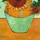 Sunflowers in a vase - Vincent van Gogh - part 5